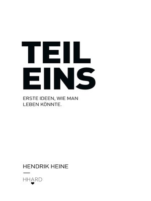 cover image of Teil Eins